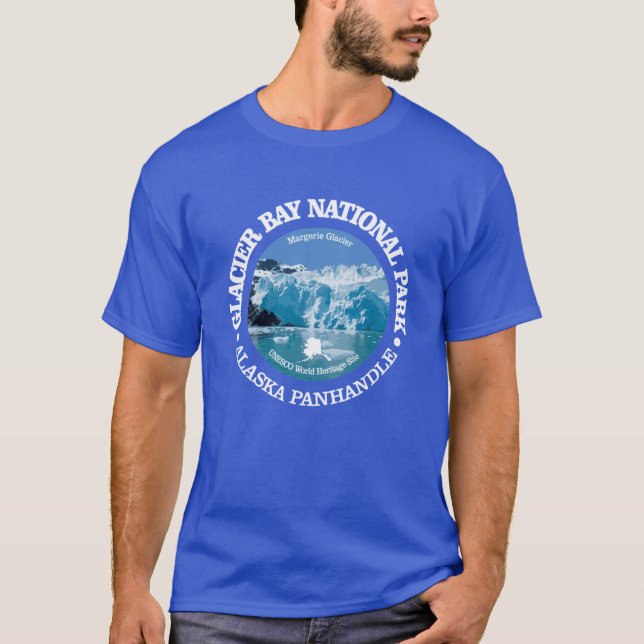 T-shirt Parc national de Glacier Bay NP (Devant)