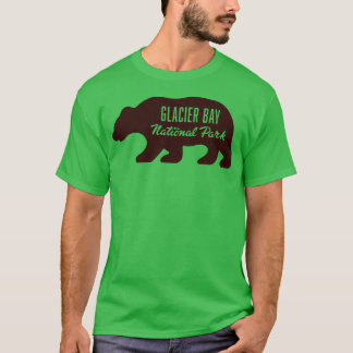 T-shirt Parc national de Glacier Bay Ours Brown