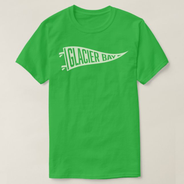 T-shirt Parc national de Glacier Bay Pennant Tan (Design devant)