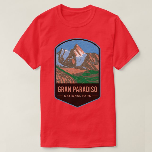 T-shirt Parc national de Gran Paradiso 1 (Design devant)