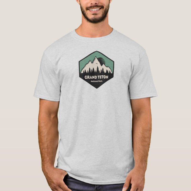 T-shirt Parc national de Grand Teton (Devant)