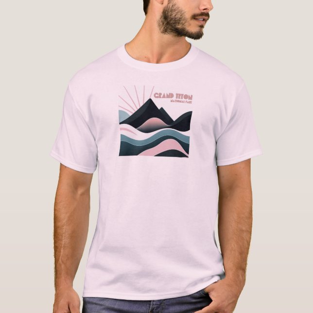 T-shirt Parc national de Grand Teton Colour Hills (Devant)