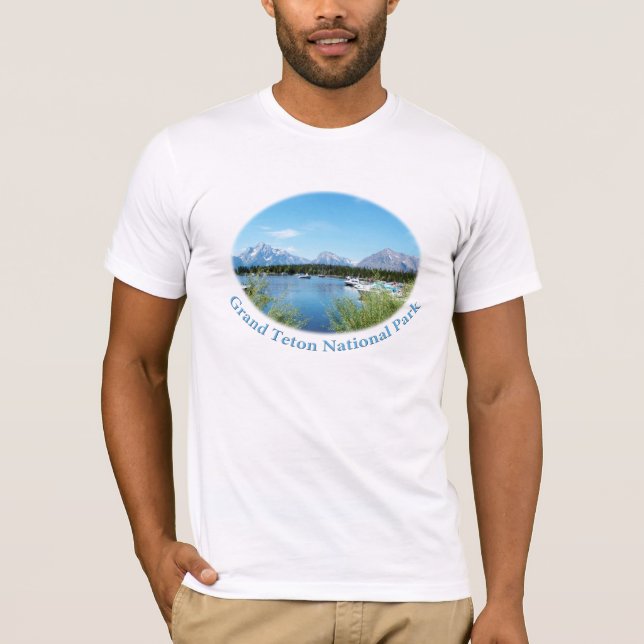 T-shirt Parc national de Grand Teton. Image du paysage (Devant)