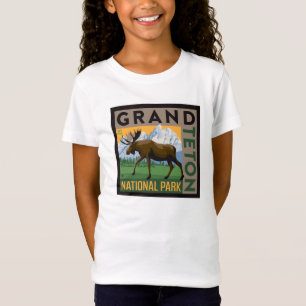 T-Shirt Parc national de Grand Teton Moose