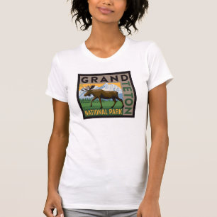 T-shirt Parc national de Grand Teton Moose
