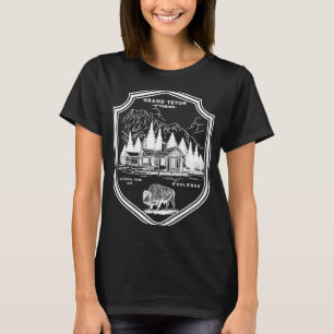 T-shirt Parc national de Grand Teton Wyoming