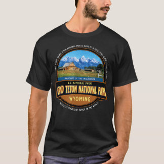 T-shirt Parc national de Grand Teton Wyoming États-Unis Mo