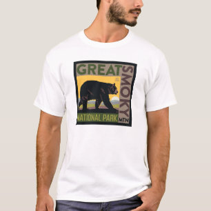 T-shirt Parc national de Great Smoky Mountain Ours