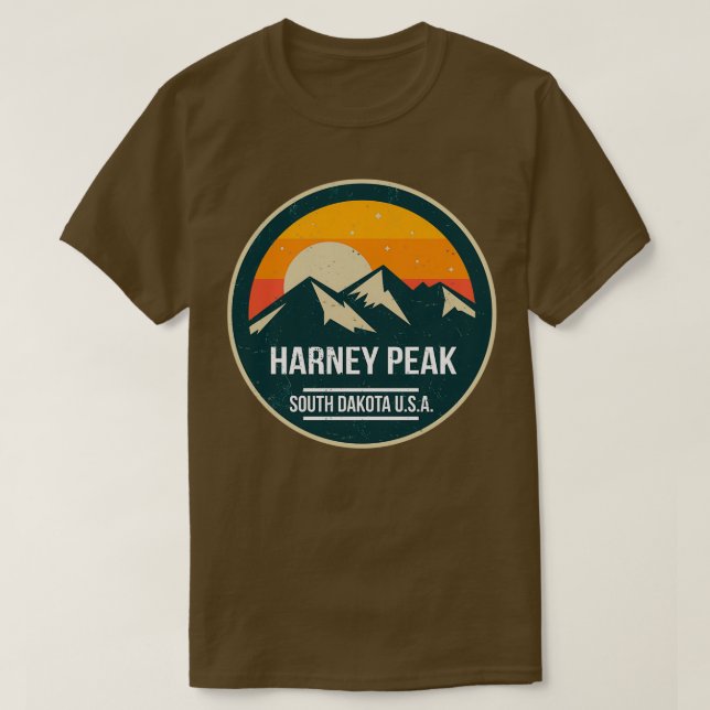 T-shirt Parc national de Harney Peak (Design devant)