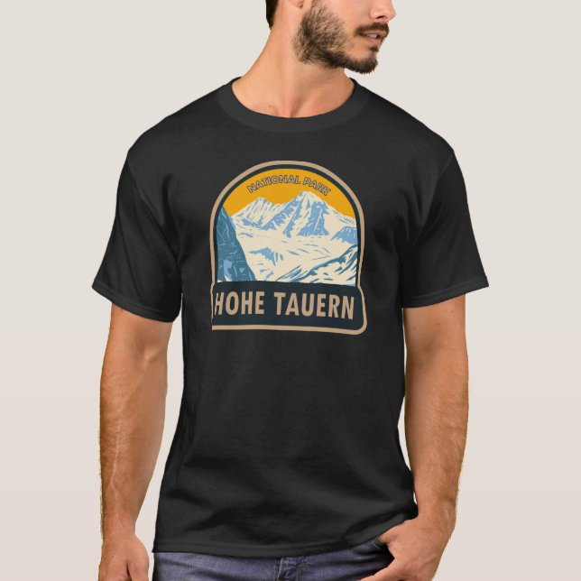 T-shirt Parc national de Hohe Tauern Alpine Autriche Vinta (Devant)