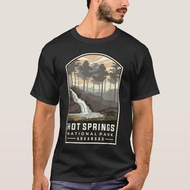 T-shirt Parc national de Hot Springs (Devant)