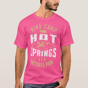T-shirt Parc national de Hot Springs Arkansas Nature Rando
