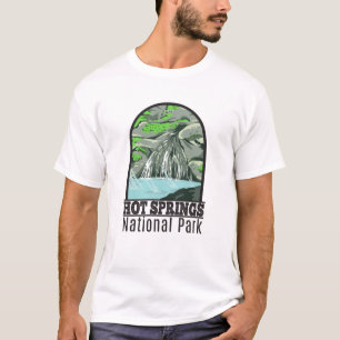 T-shirt Parc national de Hot Springs Arkansas Vintage