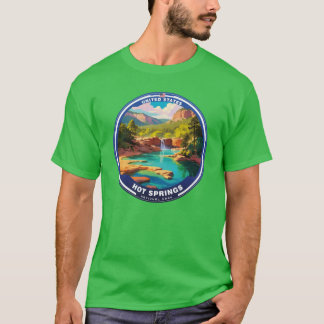 T-shirt Parc national de HOT SPRINGS États-Unis