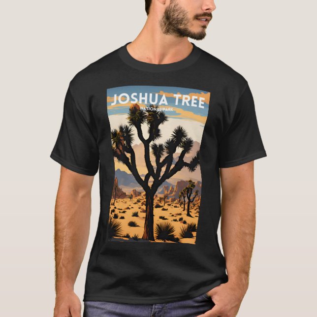 T-shirt Parc national de Joshua Tree (Devant)