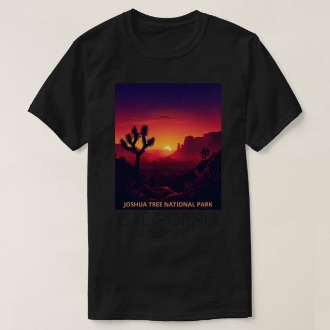 T-shirt Parc national de Joshua Tree 3 (Design devant)