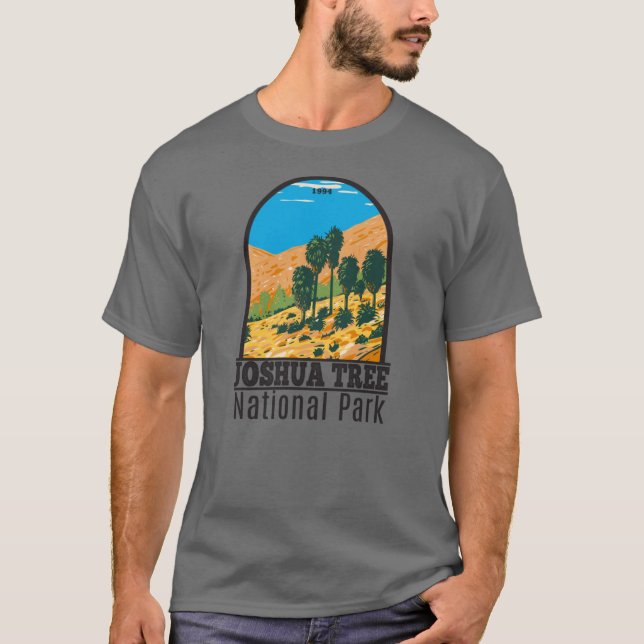 T-shirt Parc national de Joshua Tree Fortyneuf Palms Oasis (Devant)