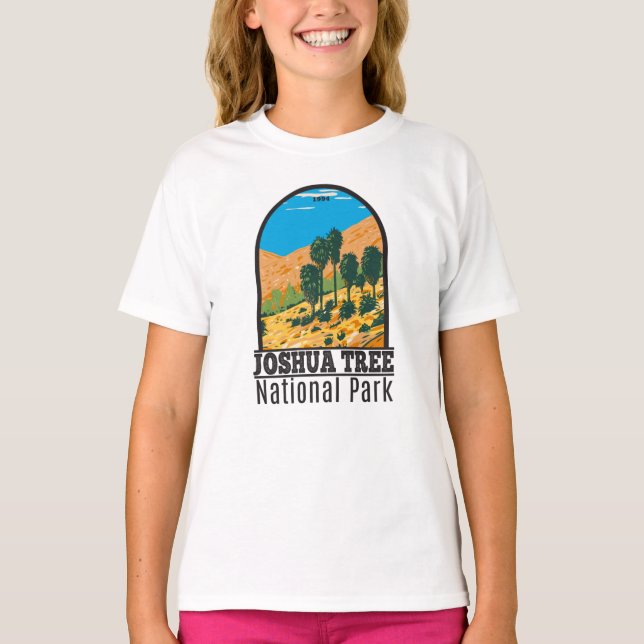 T-shirt Parc national de Joshua Tree Fortynine Palms Oasis (Devant)