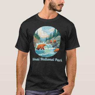 T-shirt Parc national de Katmai en Alaska Brooks Falls Sau