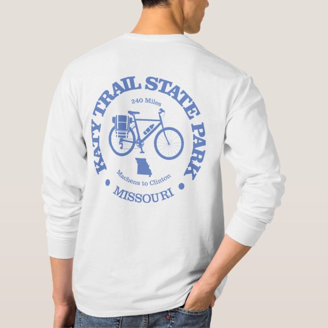 T-shirt Parc national de Katy Trail (cyclisme) (Dos)