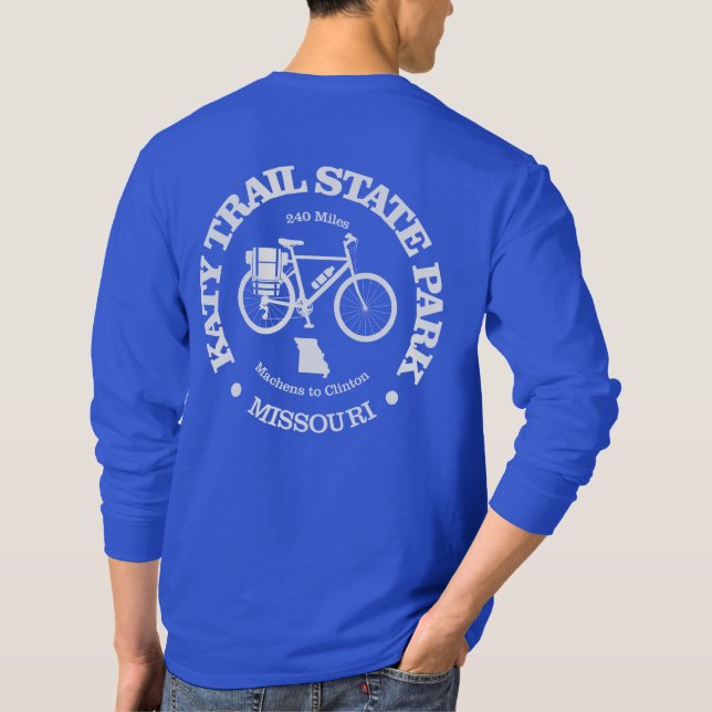 T-shirt Parc national de Katy Trail (cyclisme) (Dos)