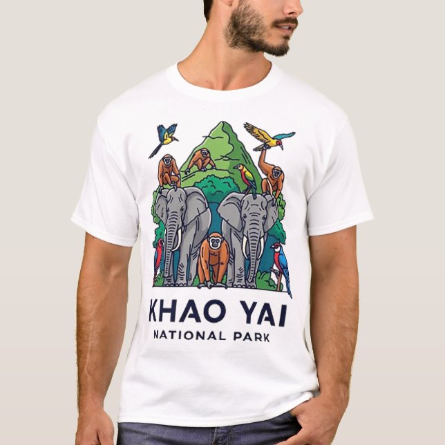 T-shirt Parc national de Khao Yai (Devant)