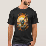 T-shirt Parc national de Kruger Afrique du Sud Elephant Re<br><div class="desc">Conception d'oeuvres vectorielles Kruger. Le parc national Kruger,  situé dans le nord-est de l'Afrique du Sud,  est l'une des plus grandes réserves de gibier d'Afrique. Sa forte densité d'animaux sauvages comprend les Big 5 : lions,  léopards,  rhinocéros,  éléphants et buffles.</div>