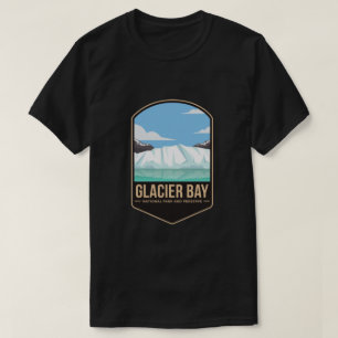 T-shirt Parc national de la baie de Glacier et préserver