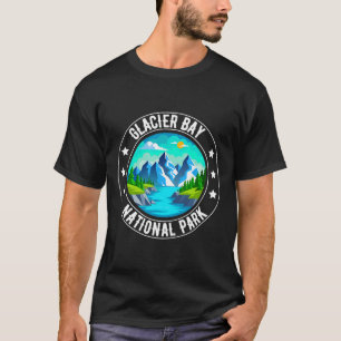 T-shirt Parc national de la baie des Glaciers rétro Randon