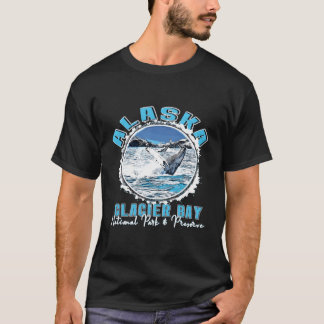 T-shirt Parc National De La Baie-Glacier De L'Alaska Et Co