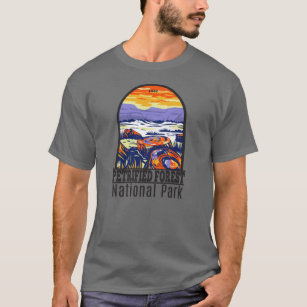 T-shirt Parc National de la Forêt Petrifiée Arizona Vintag