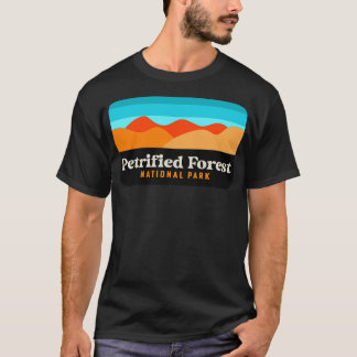 T-shirt Parc national de la Forêt Petrifiée Camping Randon