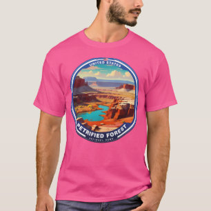 T-shirt Parc national de la Forêt Petrifiée Usa