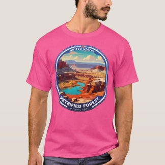 T-shirt Parc national de la Forêt Petrifiée Usa