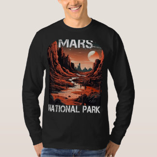 T-shirt Parc national de la planète rouge Mars - Funny Mar