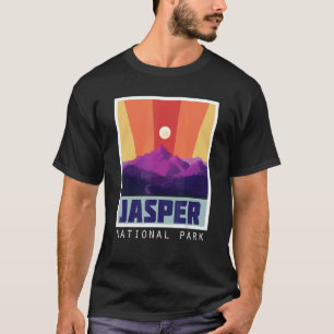 T-shirt Parc national de la promenade Jasper Icefields Can