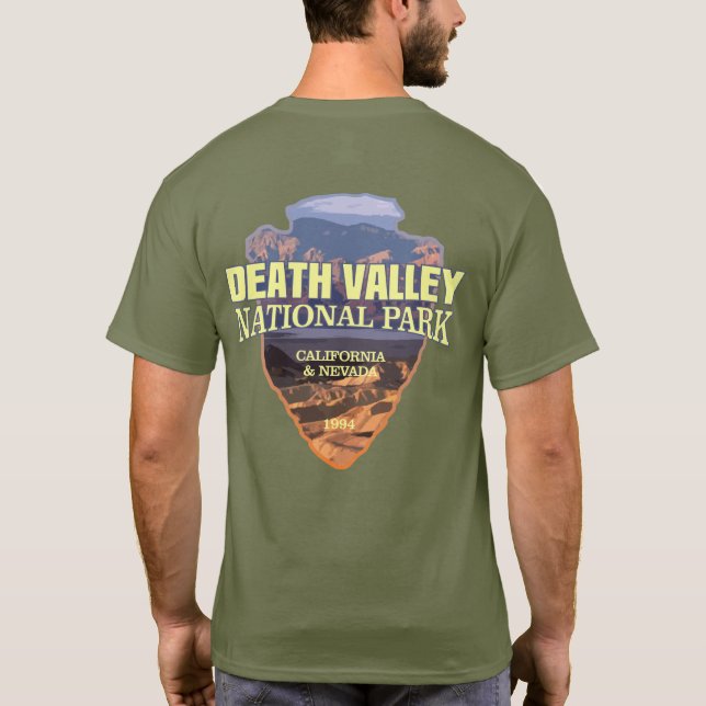 T-shirt Parc national de la vallée de la Mort (flèche) (Dos)