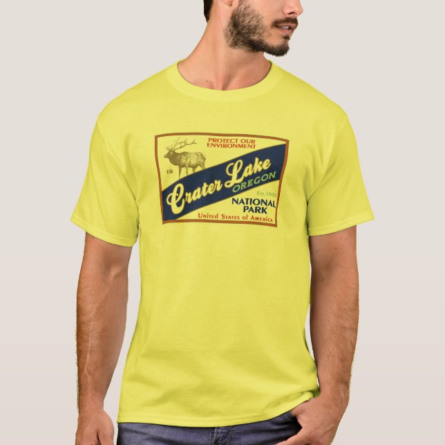 T-shirt Parc national de lac crater (Devant)