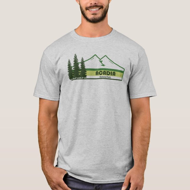 T-shirt Parc national de l'Acadie Grandes vertes (Devant)