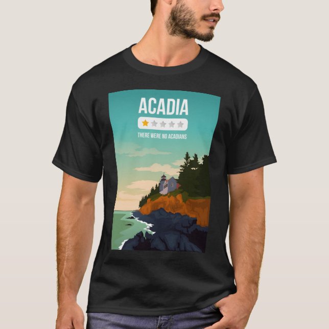 T-shirt Parc national de l'Acadie Une étoile critique d'ar (Devant)