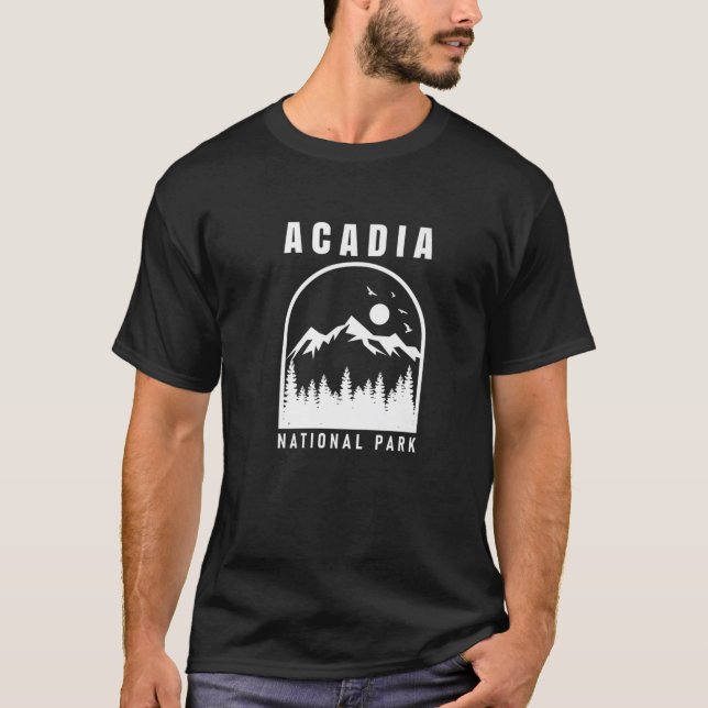 T-shirt Parc national de l'Acadie Vacances (Devant)