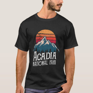 T-shirt Parc national de l'Acadie Vintage rétro Me Mountai
