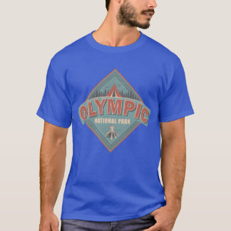 T-shirt Parc national de l'État de Washington Camping vint