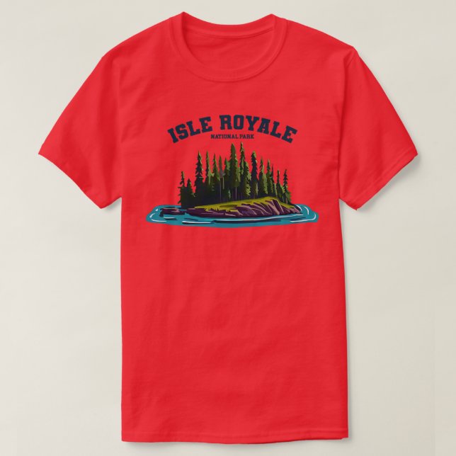 T-shirt Parc national de l'Isle Royale (Design devant)