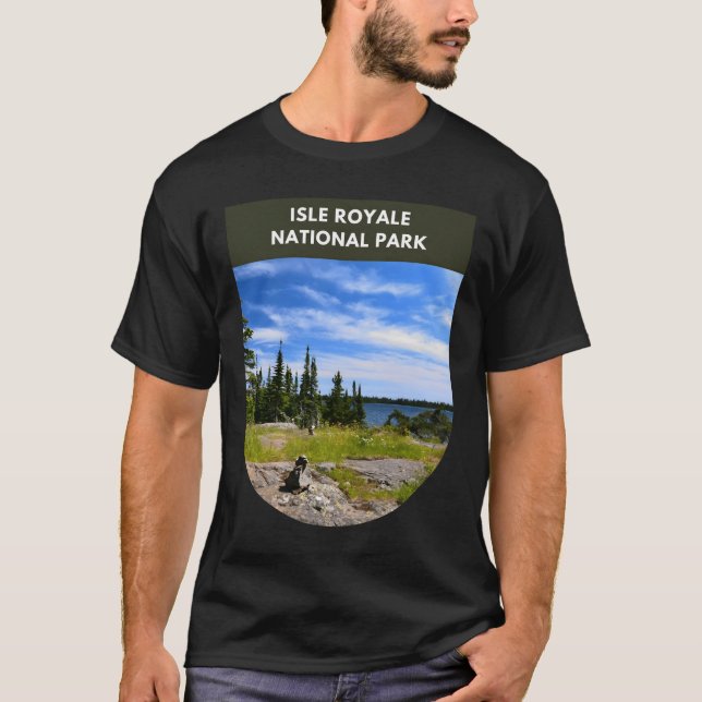 T-shirt Parc national de l'Isle Royale (Devant)