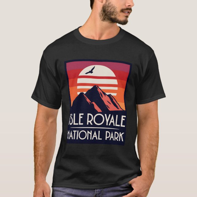 T-shirt Parc national de l'Isle Royale (Devant)