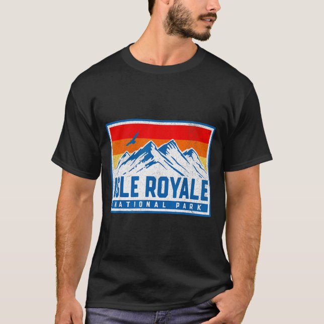 T-shirt parc national de l'Isle Royale  (Devant)