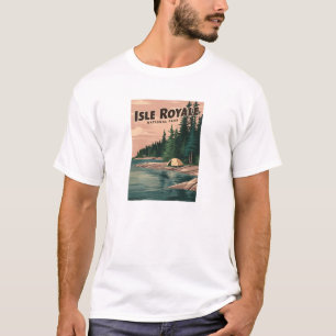 T-shirt Parc national de l'Isle Royale vintage