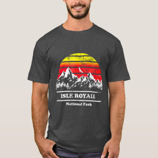 T-shirt Parc national de l'Isle Royale vintage Rétro