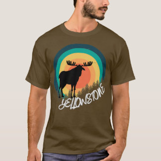 T-shirt parc national de l'orignal Yellowstone